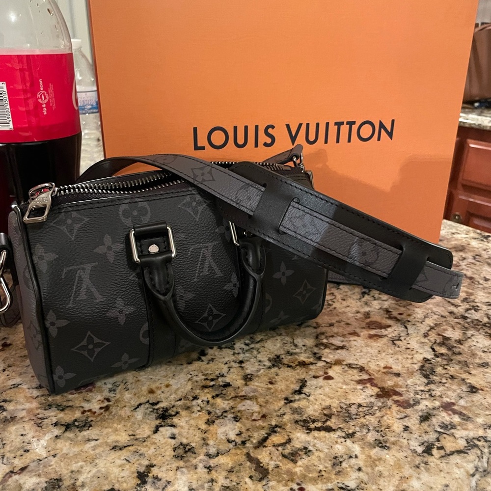 Louis Vuitton keepall xs reversw monogram eclipse